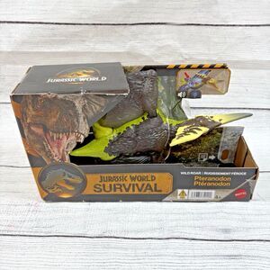 Jurassic World Survival Wild Roar Pteranodon Dinosaur Figure Lights & Sounds NEW